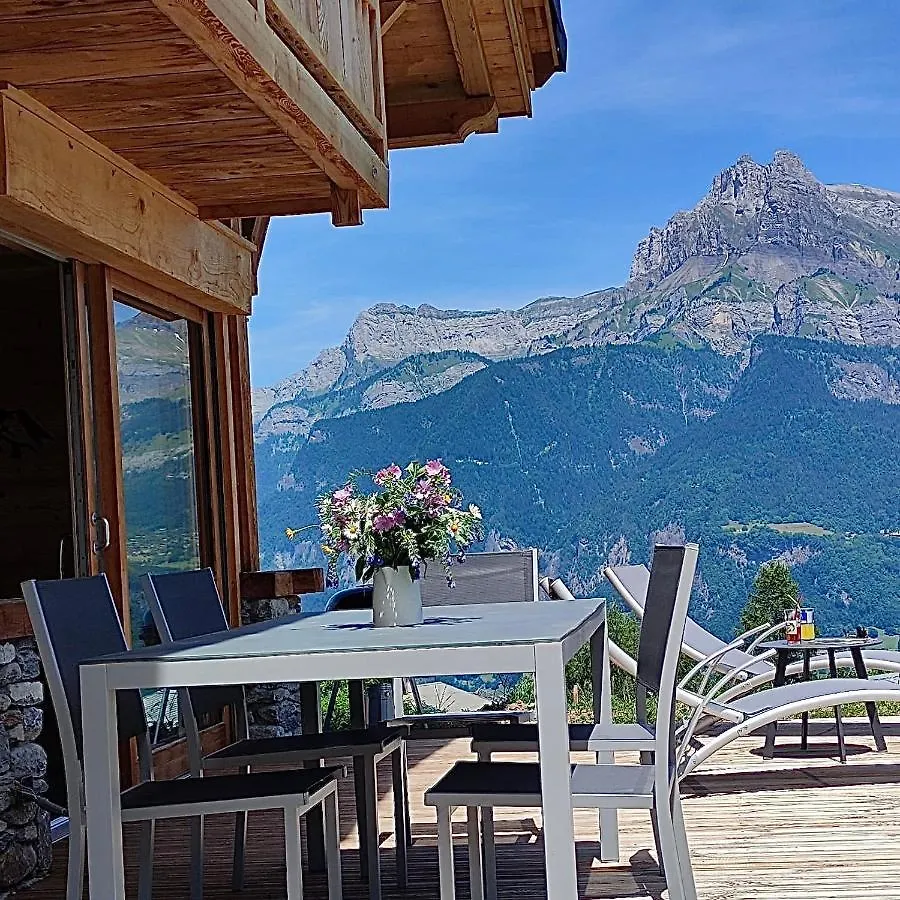 Chalet Neuf Vue Panoramique Sur Le Mont-Blanc コンブルー